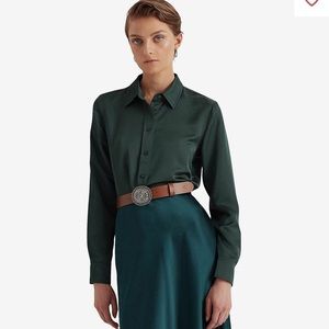 Lauren Ralph Sateen Shirt